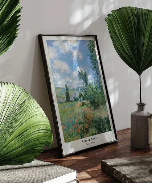 Çerçevesiz Poster Claude Monet Vétheuil - 5