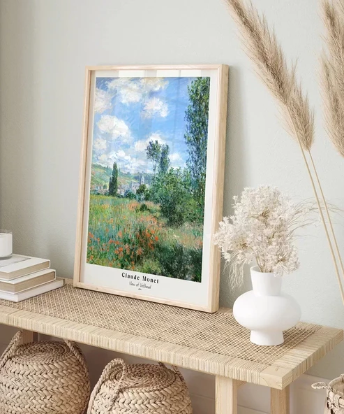 Çerçevesiz Poster Claude Monet Vétheuil - 4