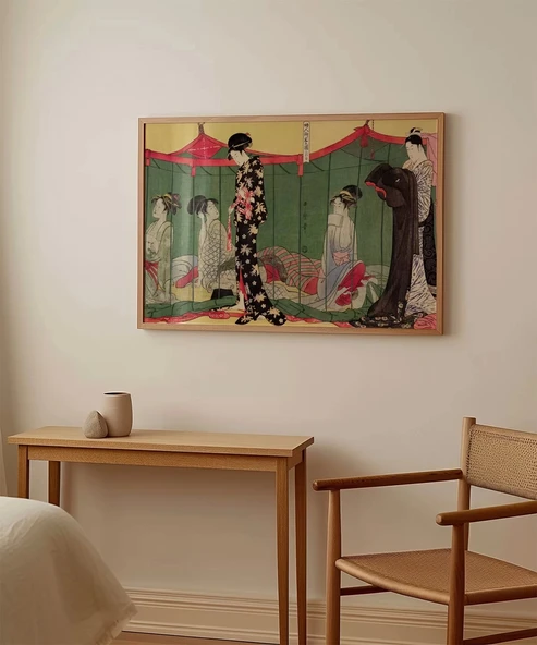 Çerçevesiz Poster Japon Kültürünün Dokusu - Resim 3