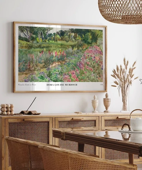 Çerçevesiz Poster Dora Louise Murdoch Parmelee Estate in Bloom - Resim 4