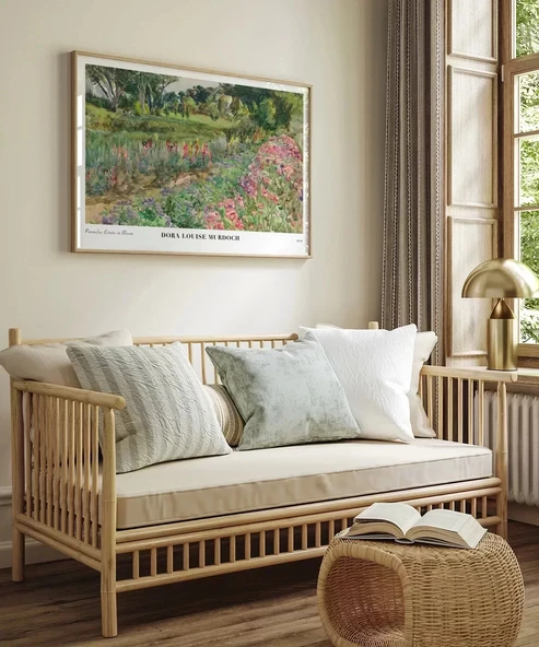 Çerçevesiz Poster Dora Louise Murdoch Parmelee Estate in Bloom - Resim 3