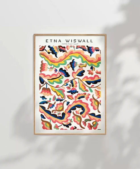 Çerçevesiz Poster Etna Wiswall Kolka - Resim 7