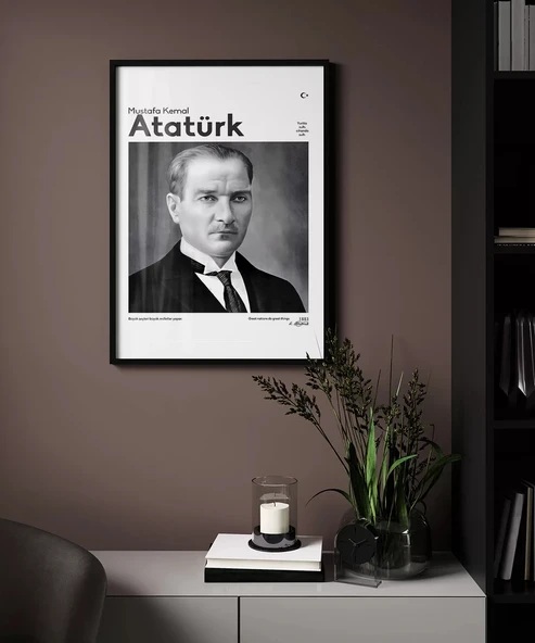 Çerçevesiz Poster Kararlılık ve Vizyon - Resim 3