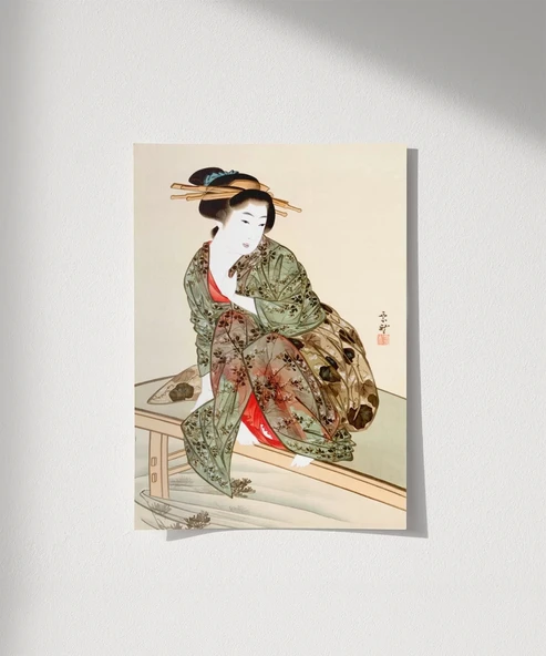 Çerçevesiz Poster Geleneksel Japon Zarafeti ürün görseli