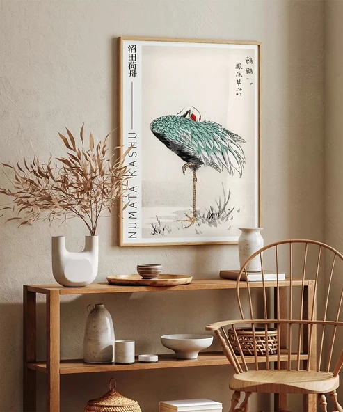 Çerçevesiz Poster Numata Kashu Turna - Resim 3