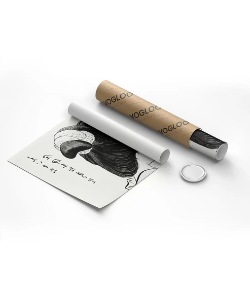 Çerçevesiz Poster Kimono ve Saçın Sanatı - Resim 8