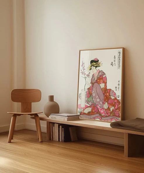 Çerçevesiz Poster Sakura Zarafeti - Resim 3