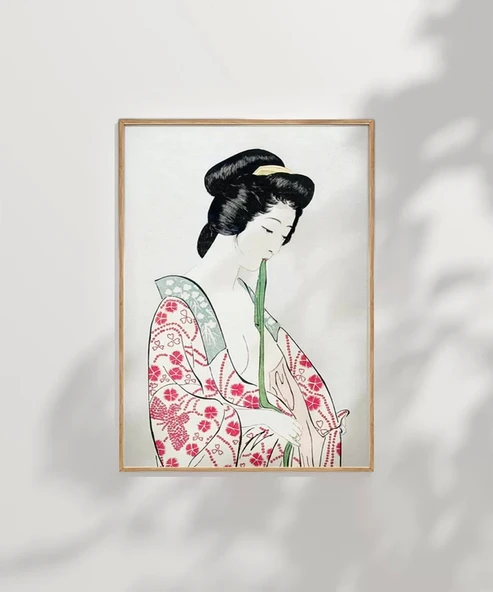 Çerçevesiz Poster Kimono ve İncelik - Resim 7