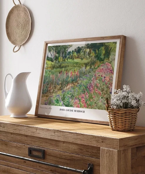 Çerçevesiz Poster Dora Louise Murdoch Parmelee Estate in Bloom - Resim 5