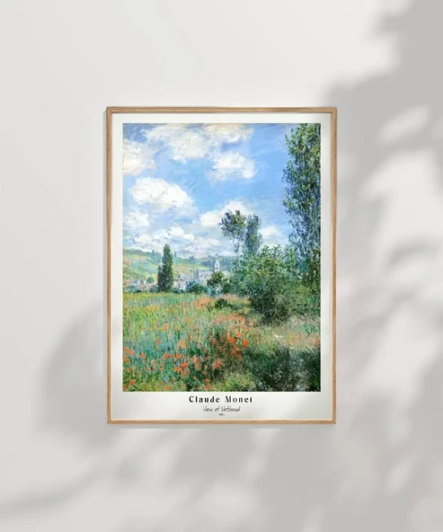 Çerçevesiz Poster Claude Monet Vétheuil - 7