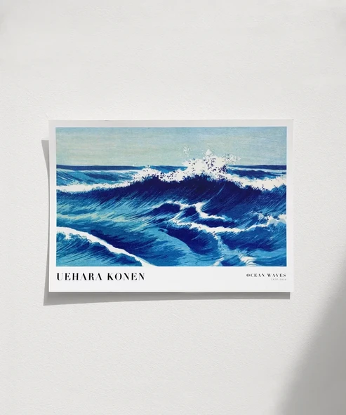 Çerçevesiz Poster Uehara Konen Okyanus Dalgaları ürün görseli
