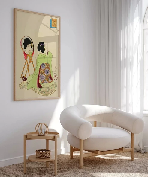 Çerçevesiz Poster Kimono ve Güzellik - Resim 5