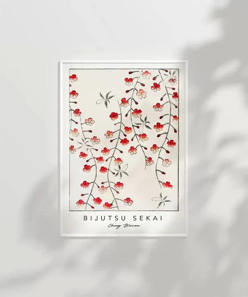 Çerçevesiz Poster Bijutsu Sekai Kiraz Çiçeği - Resim 7
