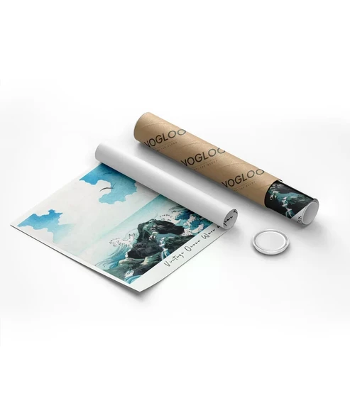 Çerçevesiz Poster Kojima Adası'nda Okyanus Dalgası - Resim 3