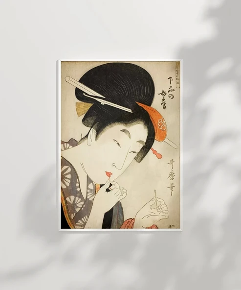 Çerçevesiz Poster Geisha’nın Hazırlığı - Resim 6