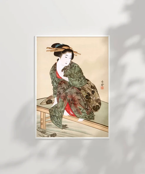 Çerçevesiz Poster Geleneksel Japon Zarafeti - Resim 6