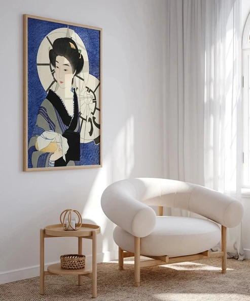 Çerçevesiz Poster Zarafetin Yansıması - Resim 5