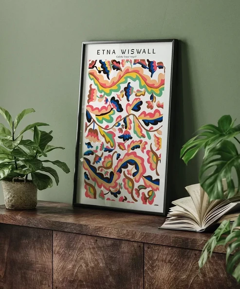 Çerçevesiz Poster Etna Wiswall Kolka - Resim 4