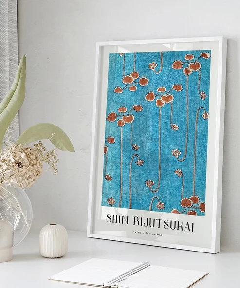 Çerçevesiz Poster Shin Bijutsukai Asma İllüstrasyonu - Resim 5