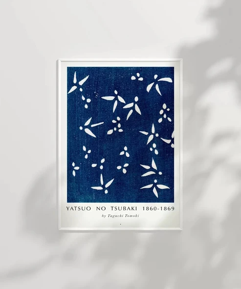 Çerçevesiz Poster Yatsuo No Tsubaki Vintage Baskı No 1 - Resim 6