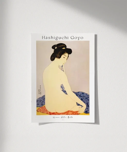 Çerçevesiz Poster Hashiguchi Goyo Banyodan Sonra Kadın ürün görseli