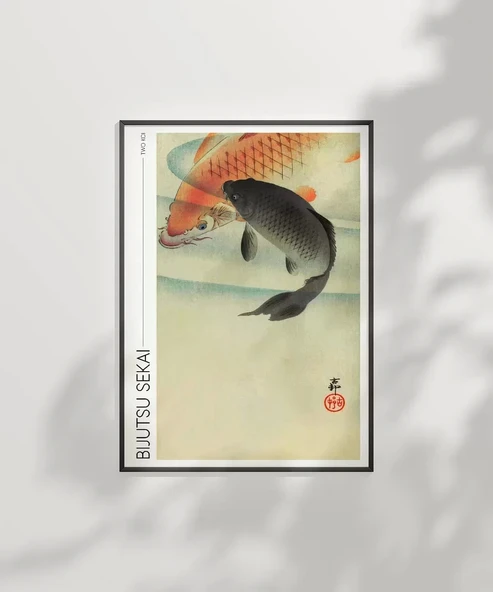 Çerçevesiz Poster Bijutsu Sekai İki Koi - Resim 3