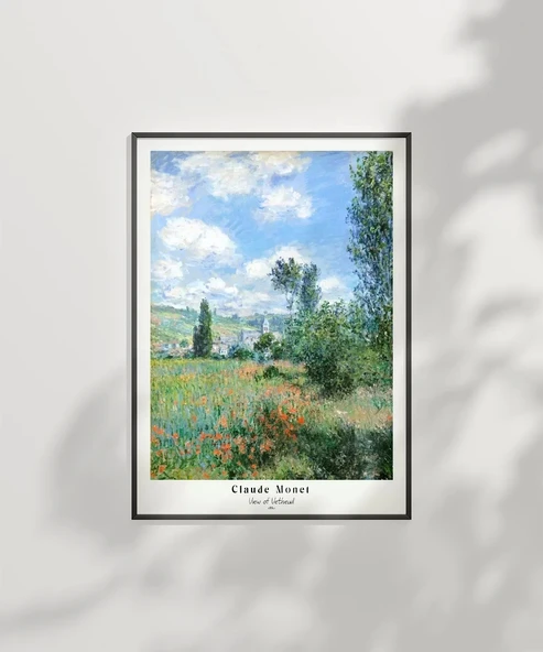 Çerçevesiz Poster Claude Monet Vétheuil - 2