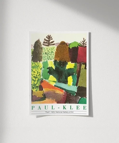 Çerçevesiz Poster Paul Klee Park