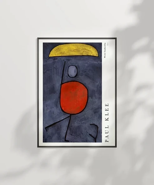 Çerçevesiz Poster Paul Klee Şemsiye - Resim 2
