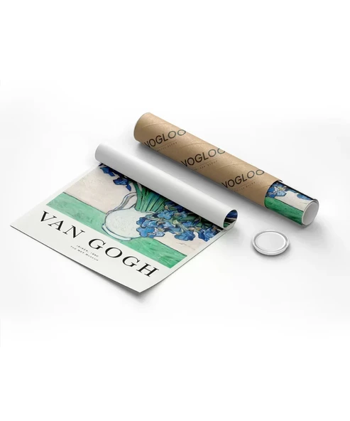 Çerçevesiz Poster Van Gogh Irıses No 2 - Resim 8