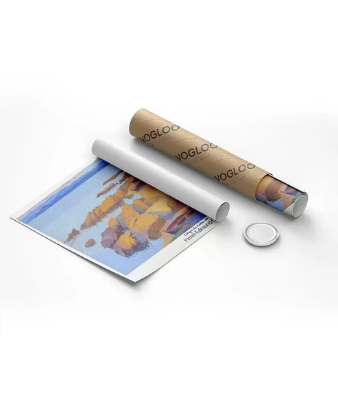 Çerçevesiz Poster Henri-Edmond Cross Calanque des Antibois 2 - Resim 7