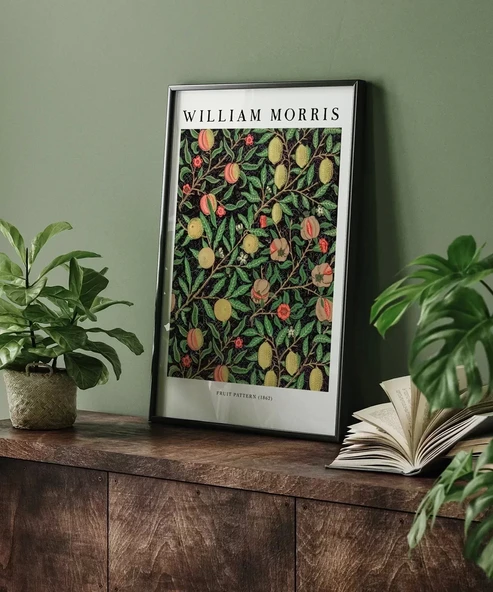 Çerçevesiz Poster William Morris Meyve Deseni No 1 - Resim 5
