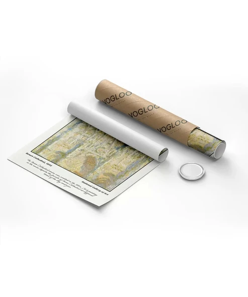 Çerçevesiz Poster Claude Monet Rouen Katedrali - Resim 8