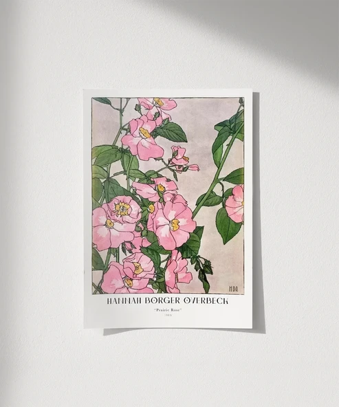 Çerçevesiz Poster Hannah Borger Overbeck Çayır Gülleri ürün görseli