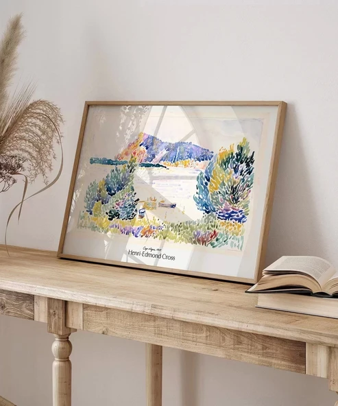 Çerçevesiz Poster Henri-Edmond Cross Cap Negre - Resim 4