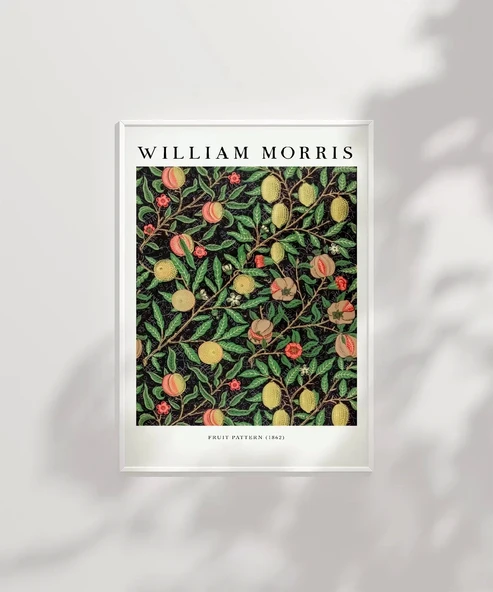 Çerçevesiz Poster William Morris Meyve Deseni No 1 - Resim 6
