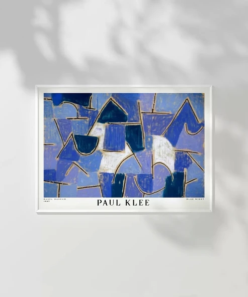 Çerçevesiz Poster Paul Klee Mavi Gece - Resim 6