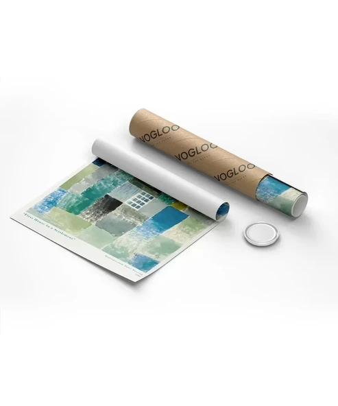 Çerçevesiz Poster Paul Klee İlk Ev - Resim 8