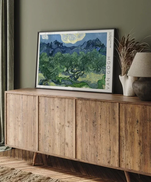 Çerçevesiz Poster Vincent Van Gogh Zeytin Ağaçları (2) - Resim 4