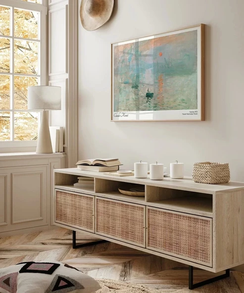 Çerçevesiz Poster Claude Monet Gündoğumu - Resim 3