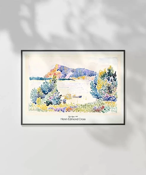 Çerçevesiz Poster Henri-Edmond Cross Cap Negre - Resim 2