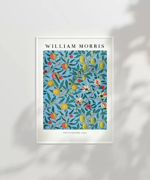 Çerçevesiz Poster William Morris Meyve Deseni No 2 - Resim 6