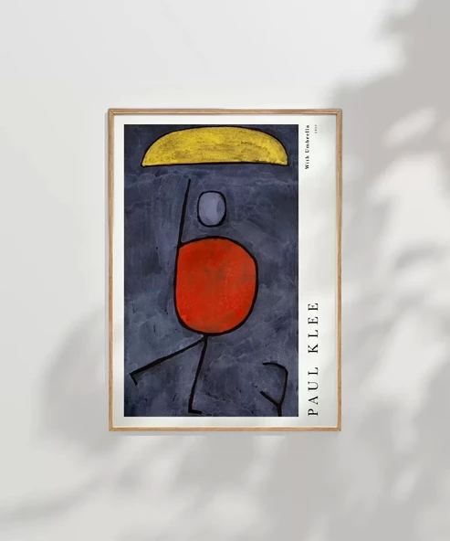 Çerçevesiz Poster Paul Klee Şemsiye - Resim 7