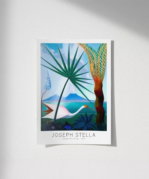 Çerçevesiz Poster Joseph Stella Neopolitan Song ürün görseli