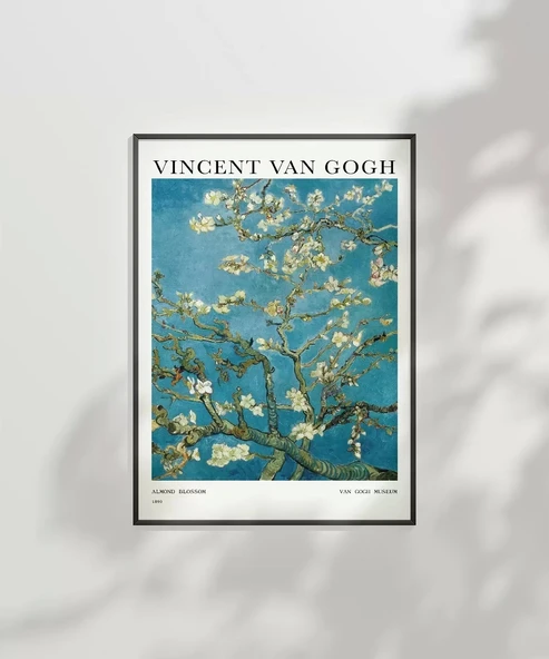 Çerçevesiz Poster Van Gogh Badem Çiçeği - Resim 2