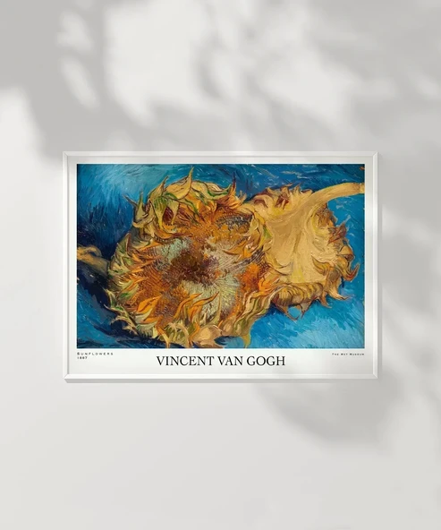 Çerçevesiz Poster Van Gogh Ayçiçekleri 1 - Resim 6