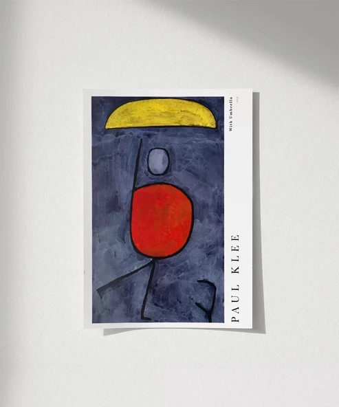 Çerçevesiz Poster Paul Klee Şemsiye ürün görseli