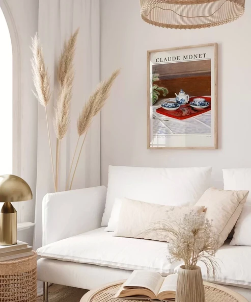 Çerçevesiz Poster Claude Monet Çay Servisi (2) - 3