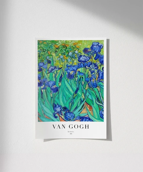 Çerçevesiz Poster Van Gogh Irıses No 1 ürün görseli