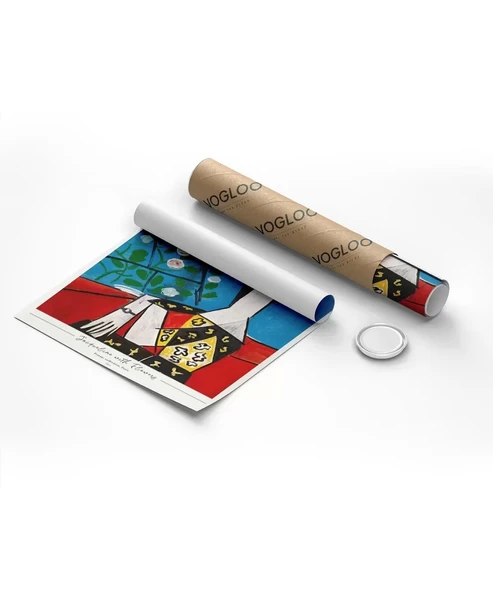 Çerçevesiz Poster Pablo Picasso Jacqueline with Flowers - Resim 8